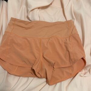 lululemon athletica Peach Athletic Shorts